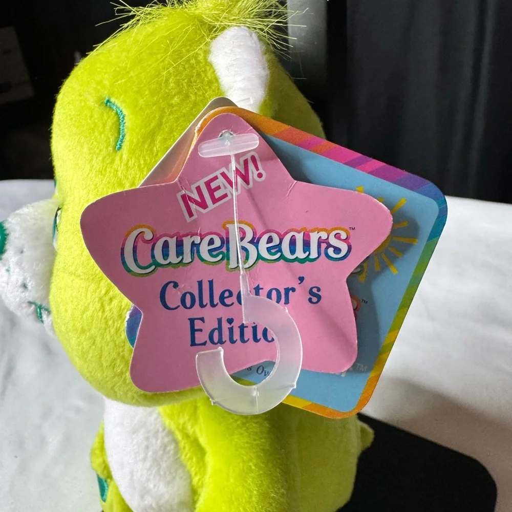 Care Bears Do Your Best Bear  NWT Collector’s Edition Series 1 Green Kite Toy